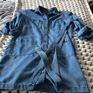 GAP Blue Denim Dress